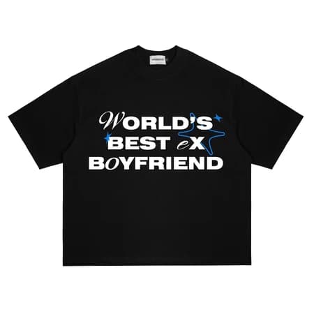 Lessegos Boxy Tshirt Best Ex Hitam