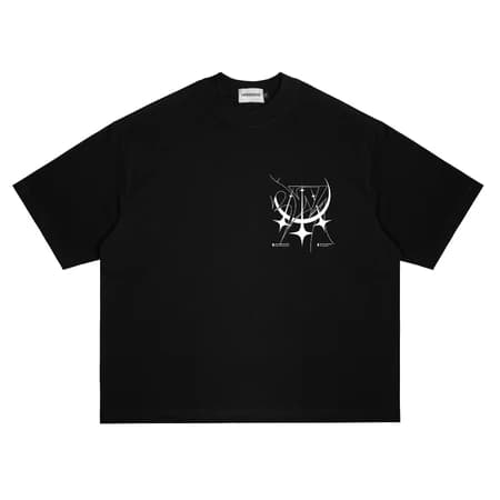 Lessegos Boxy Tshirt Medival Hitam