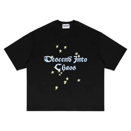 Lessegos Boxy Tshirt Sorcery Heavy Weight 16s Hitam