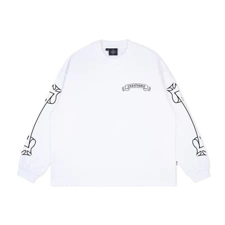 Lessegos Longsleeve Boxy Fit Ribbon Putih